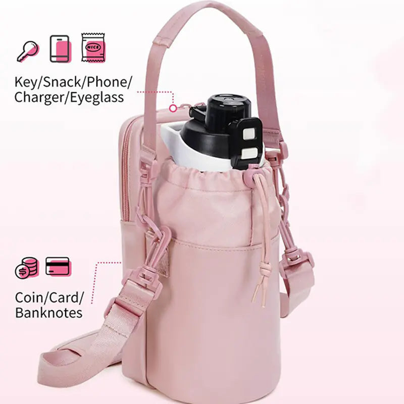 Greensip TM Hydration Sling -Hands -Free Eco Bottle Bag